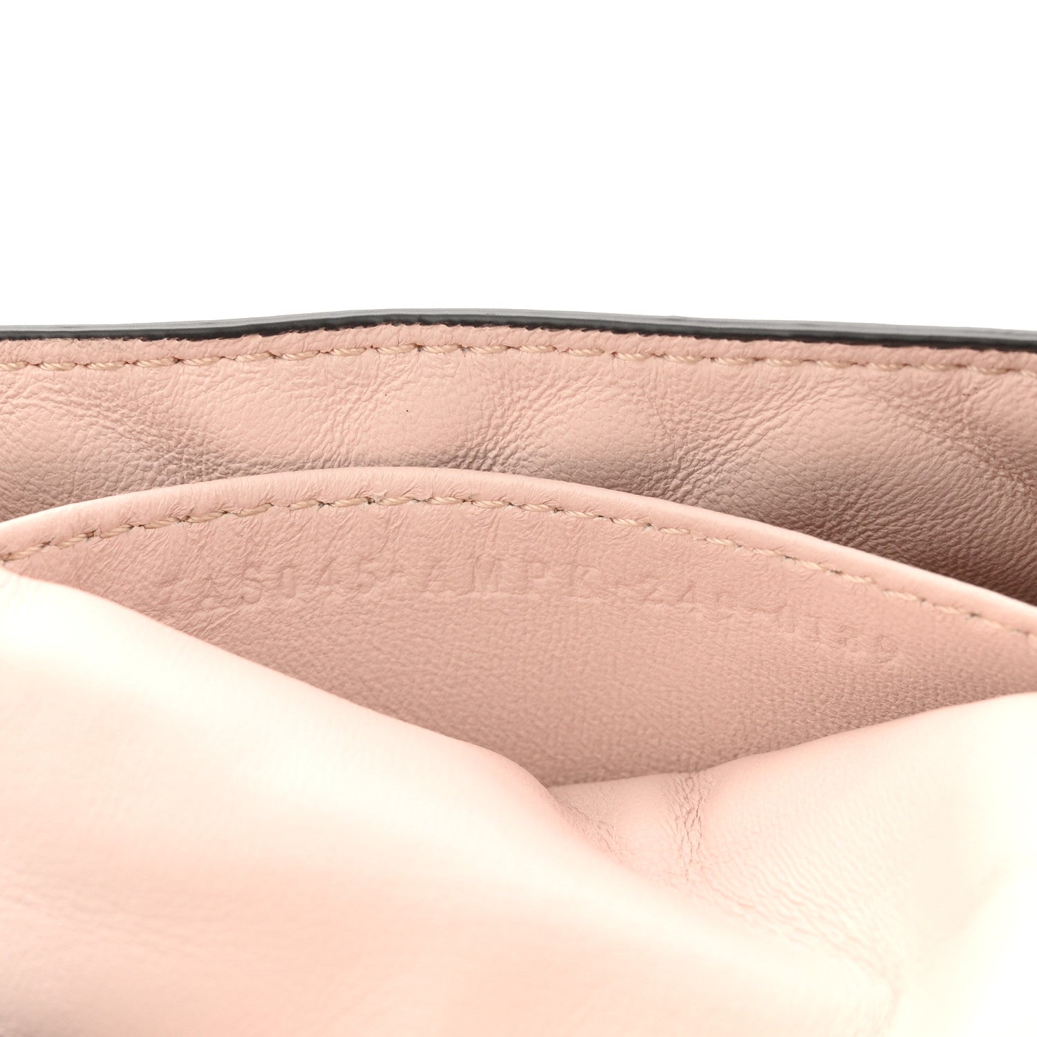 Nappa Matisse FF Embossed Nano Maxi Buckle Baguette Charm Rosa Quarzo