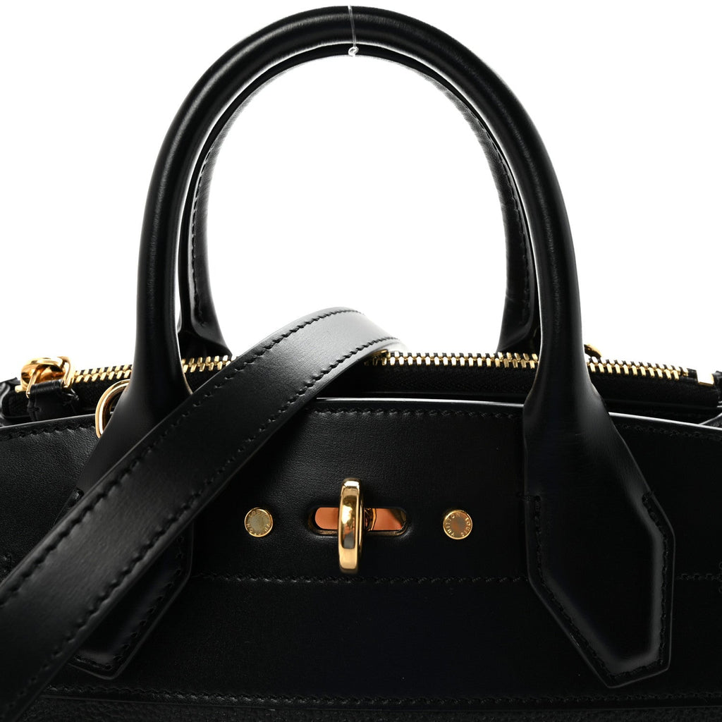 Calfskin City Steamer Mini Black