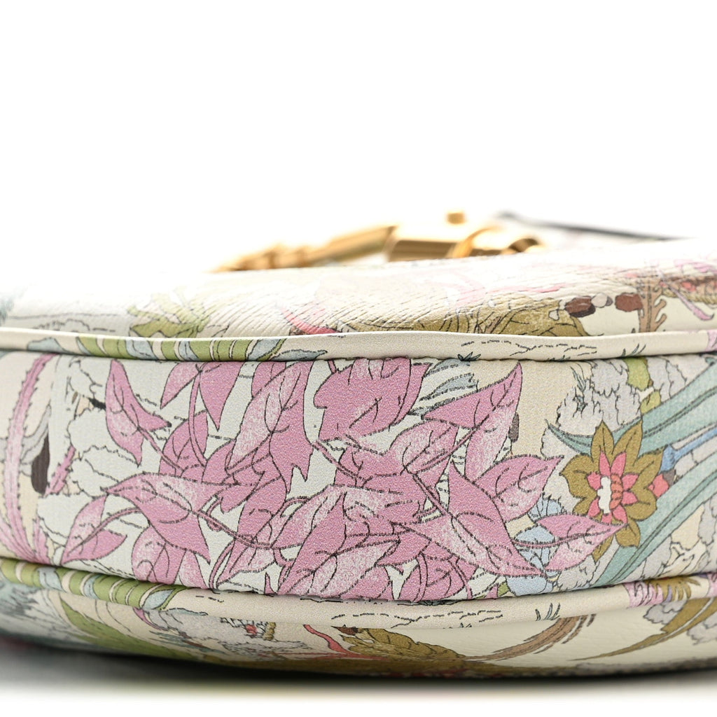New Shangai Calfskin Tiger Savanah Small Jackie 1961 Hobo Chalky White Multicolor