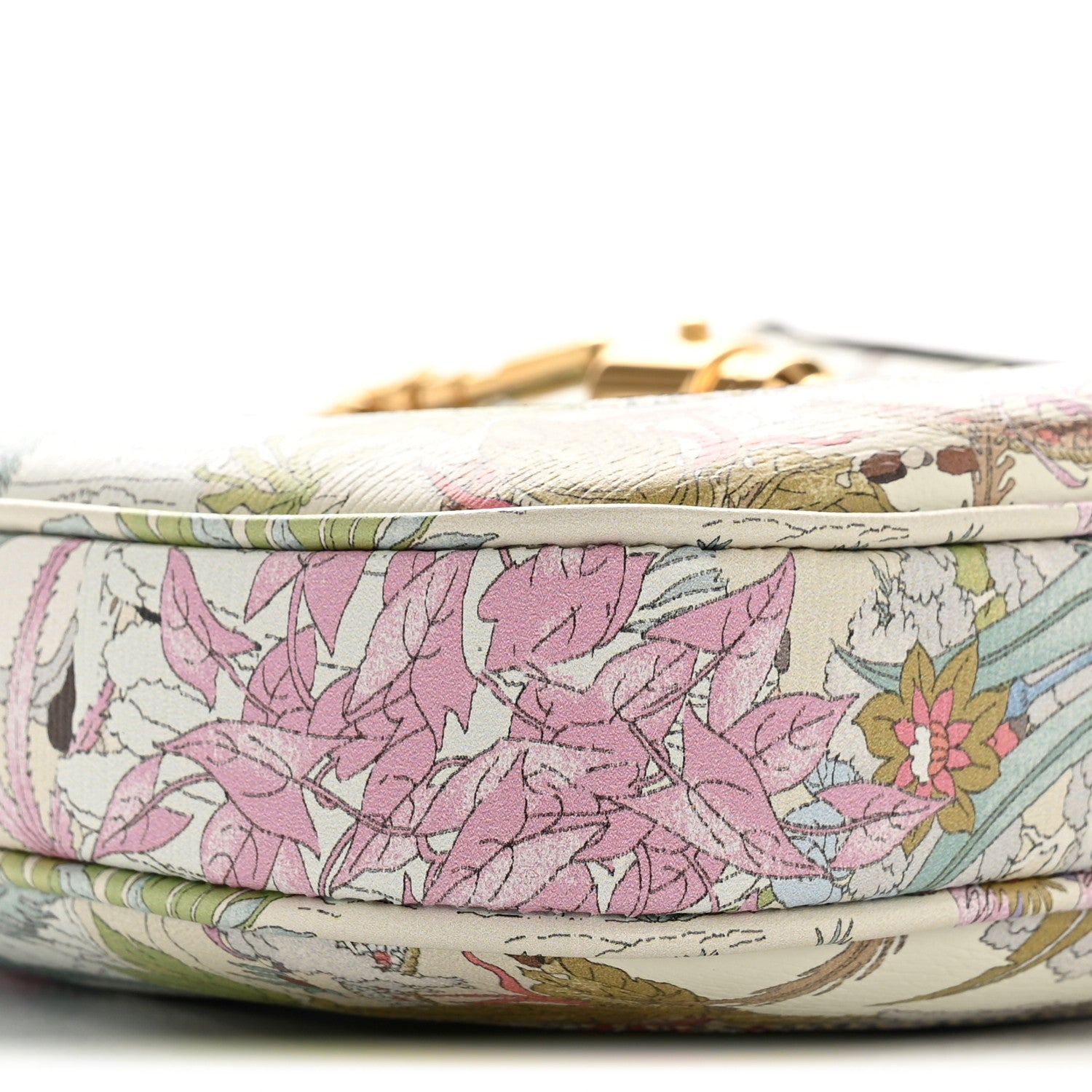 New Shangai Calfskin Tiger Savanah Small Jackie 1961 Hobo Chalky White Multicolor