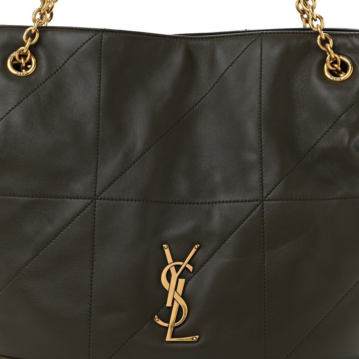 Lambskin Medium Jamie Shopping Tote Light Musk