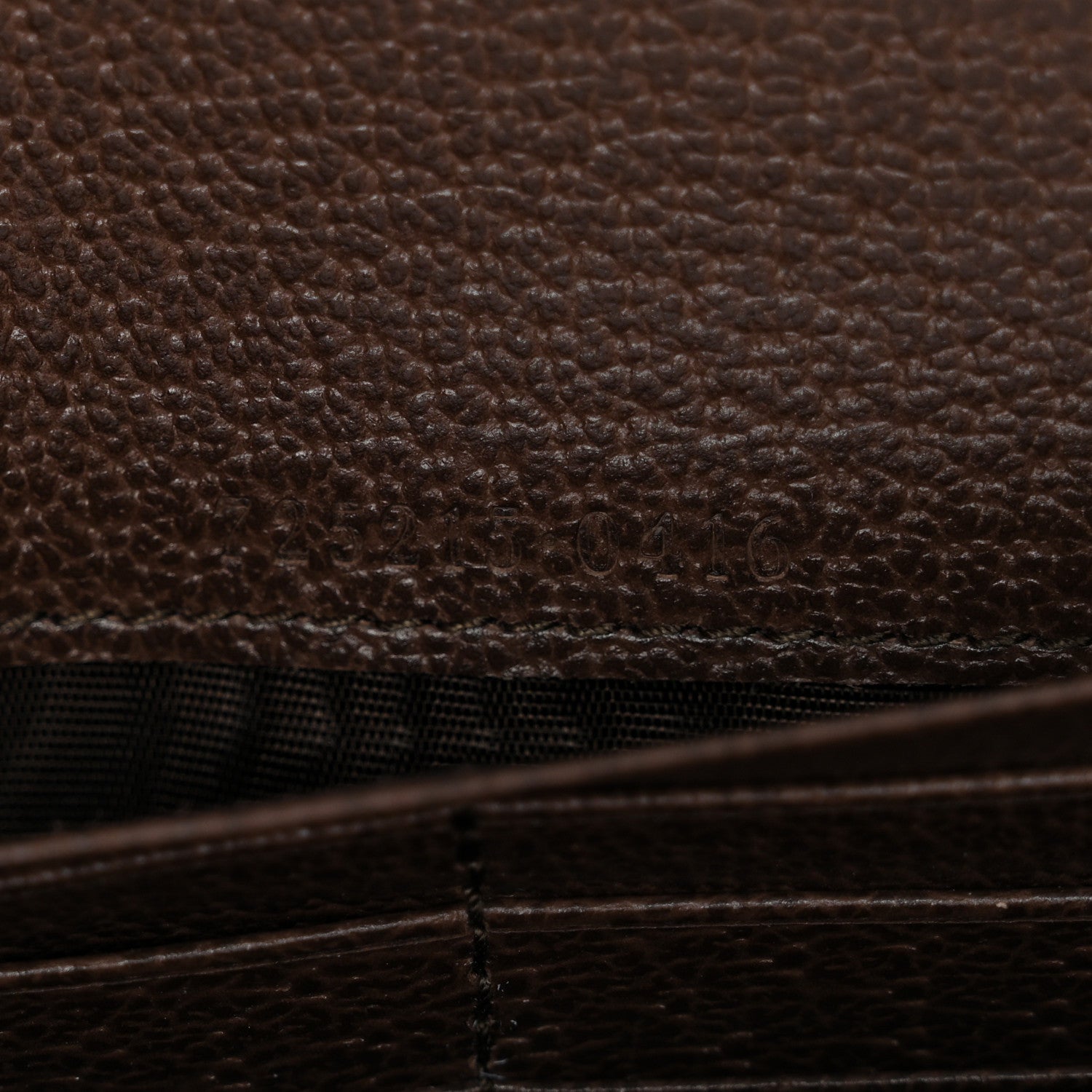 GG Supreme Monogram Textured Dollar Calfskin Blondie Continental Chain Wallet Beige Ebony New Acero