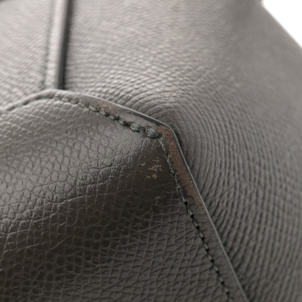 Grained Calfskin Nano Belt Bag Grey