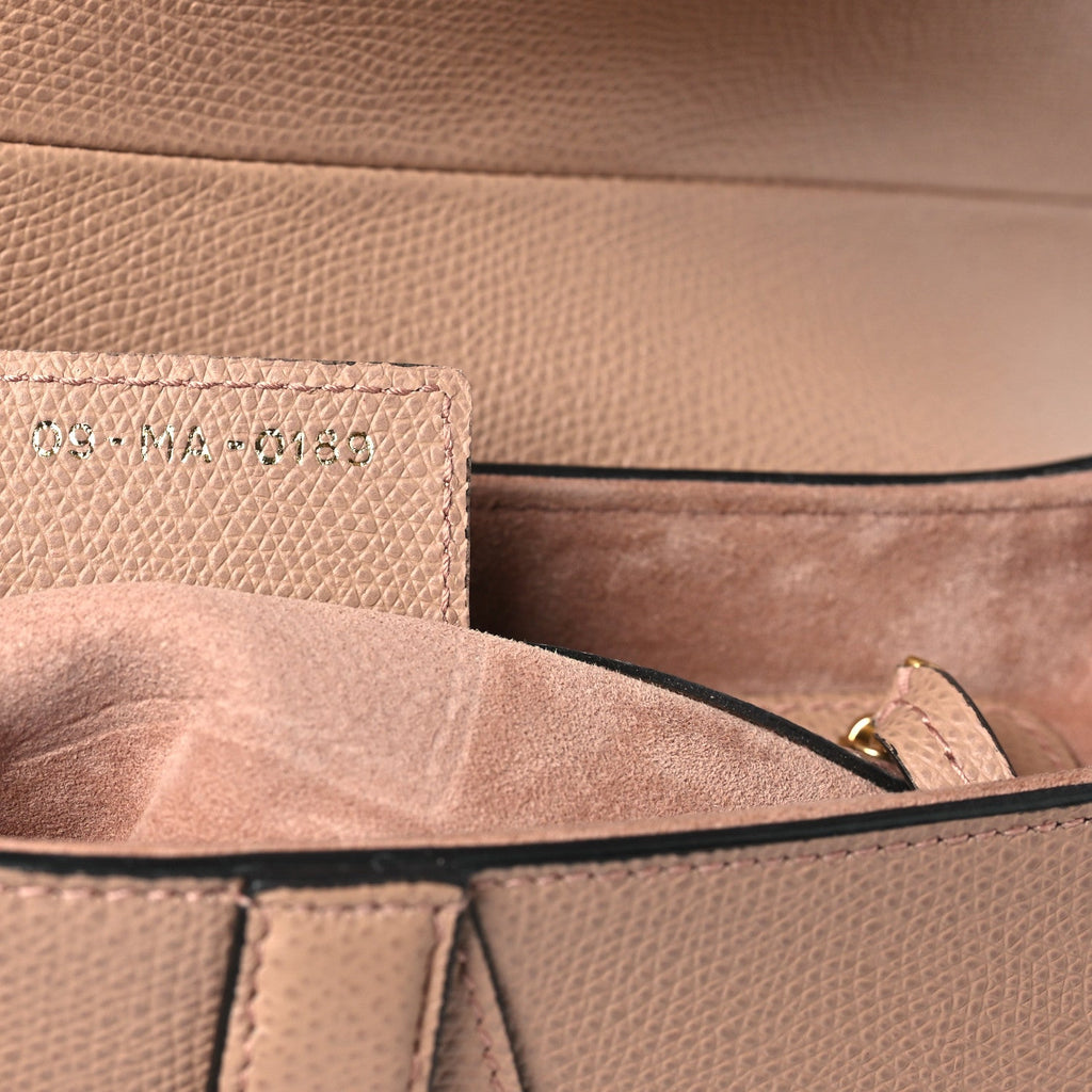 Grained Calfskin Saddle Bag Fard