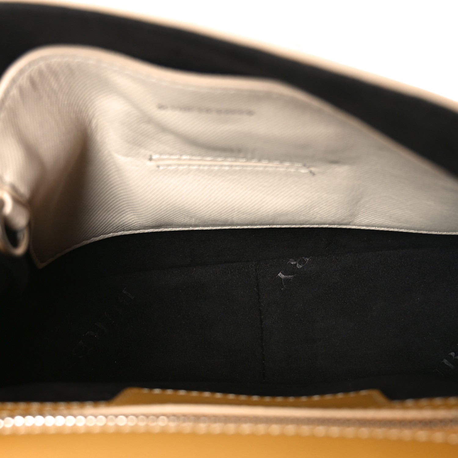Trench Calfskin Small DK88 Top Handle Bag Limestome Ochre Yellow