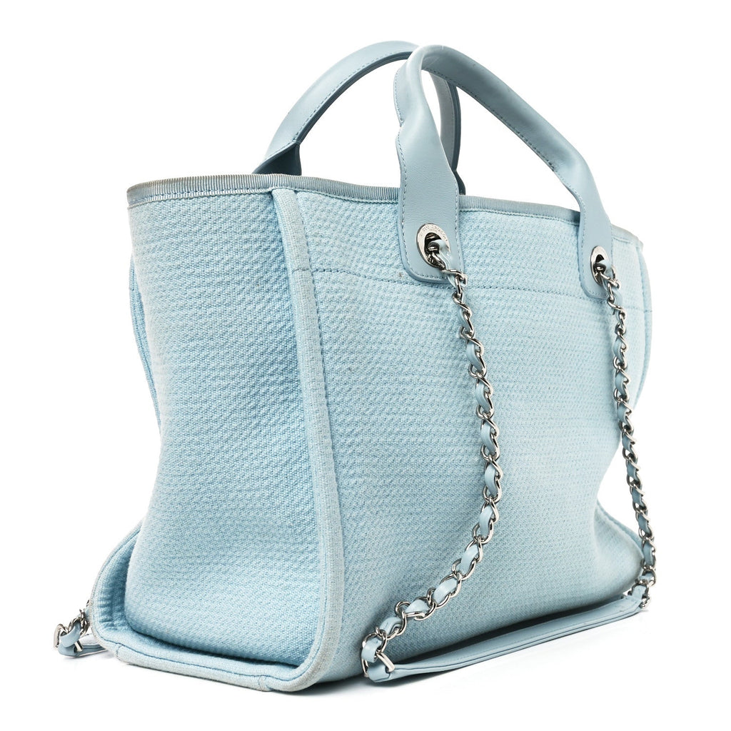 Mixed Fibers Medium Deauville Tote Light Blue