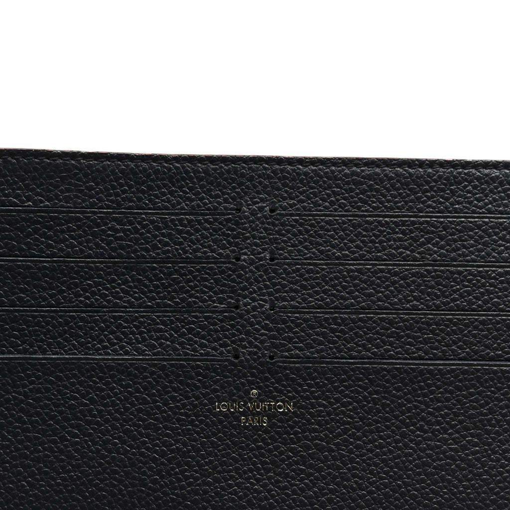 Empreinte Pochette Felicie Chain Wallet Marine Rouge