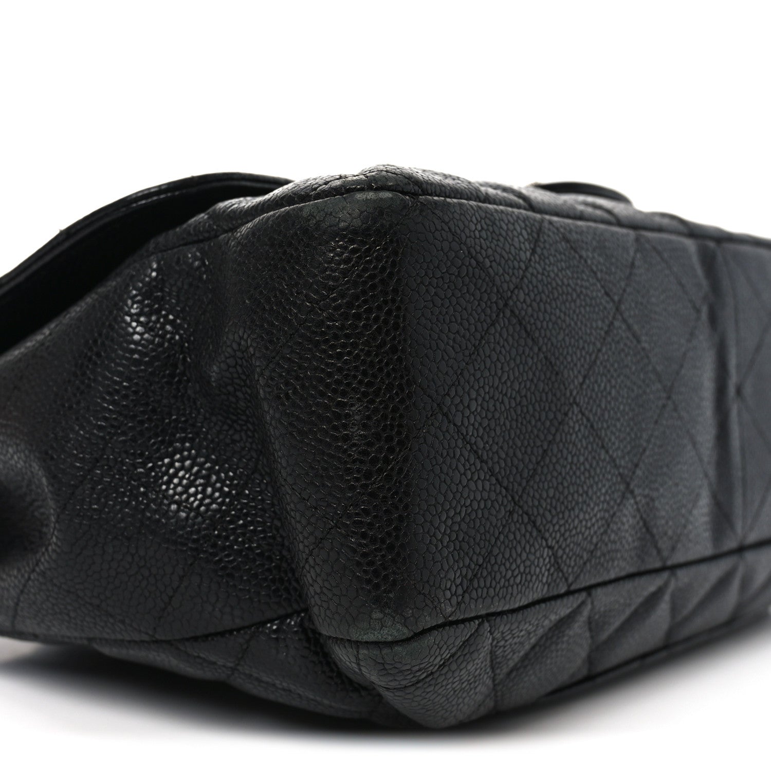 Caviar Quilted Jumbo Single Flap Black