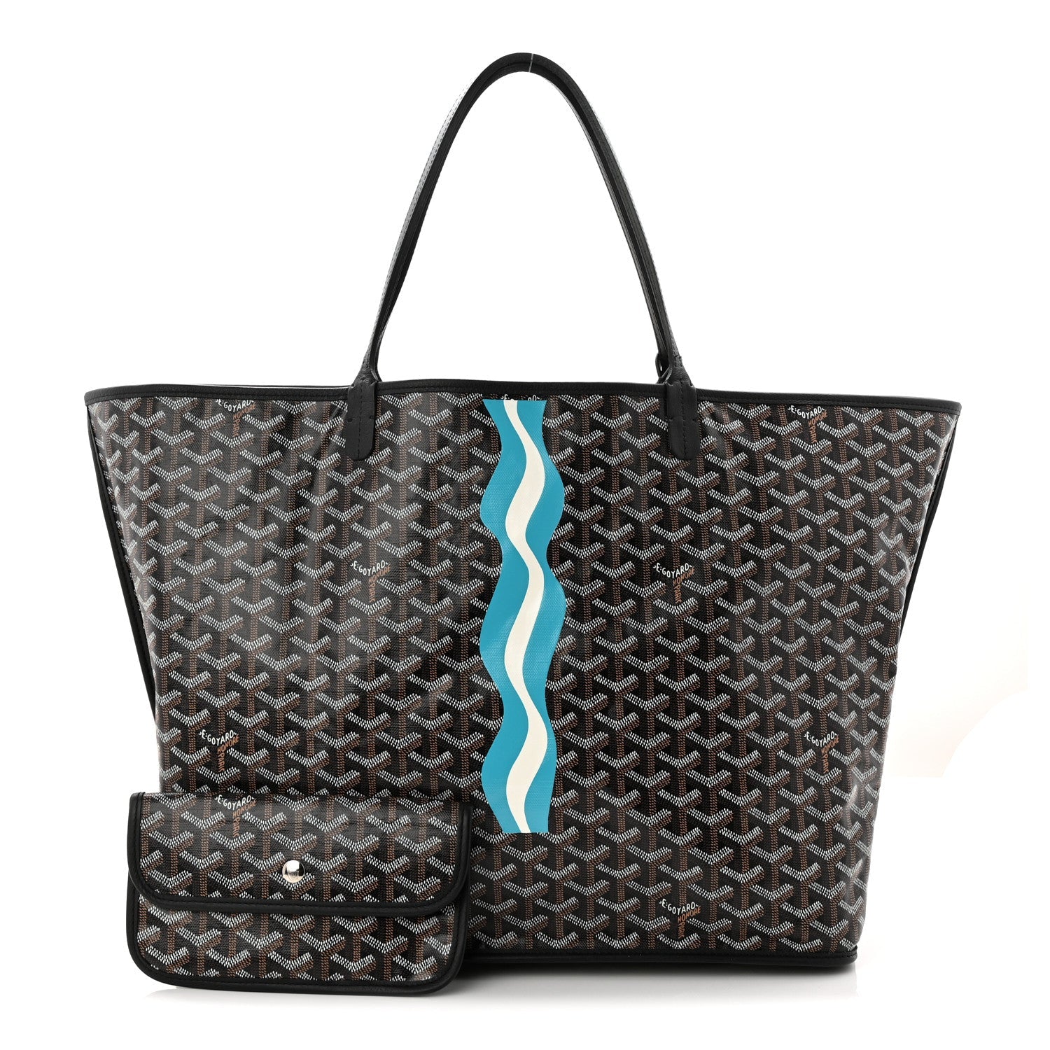 Goyardine Onde Millesime Reversible Anjou GM Black
