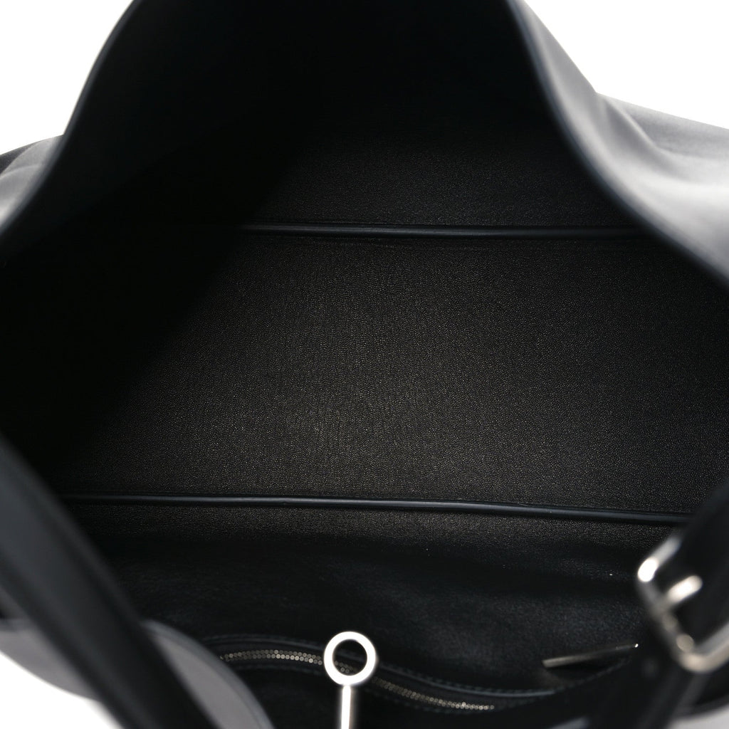 Smooth Calfskin Medium Bel Air Shoulder Bag Black