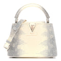 Lizard Capucines Mini White