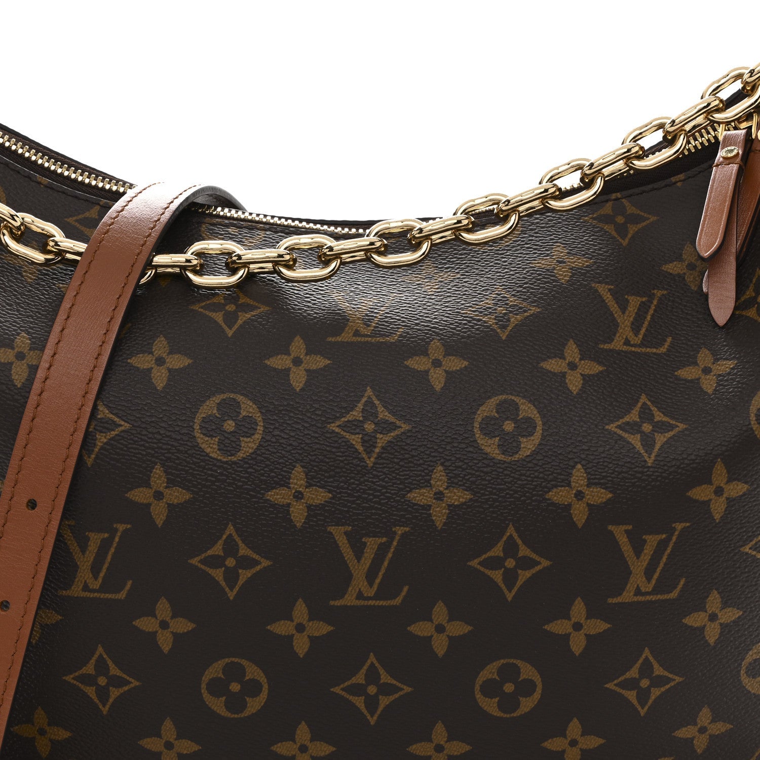 Reverse Monogram Loop Hobo