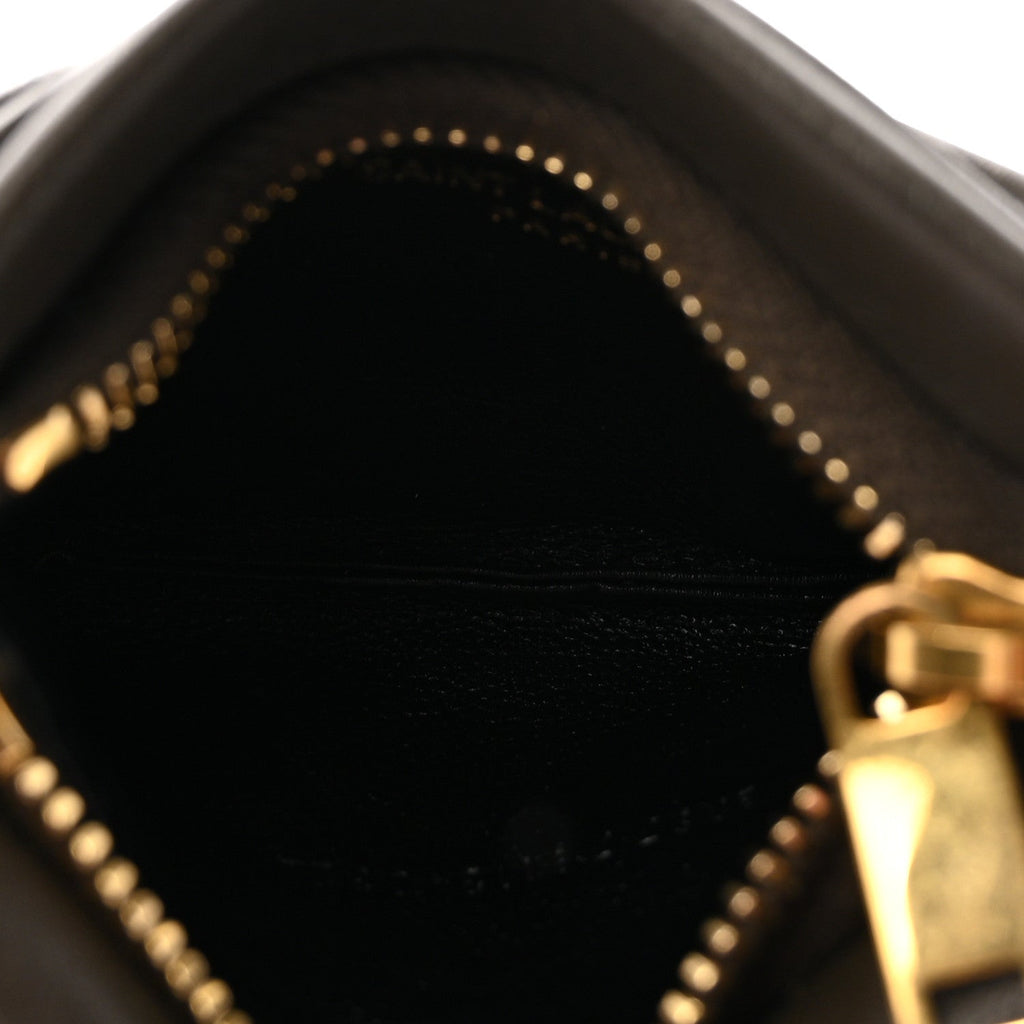 Padded Lambskin Monogram Zip  Holder Light Musk