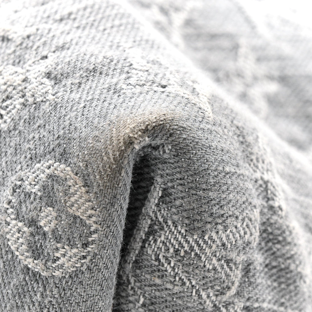 Monogram Denim CarryAll MM Washed Grey
