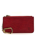 Epi Key Pouch Castillan Red