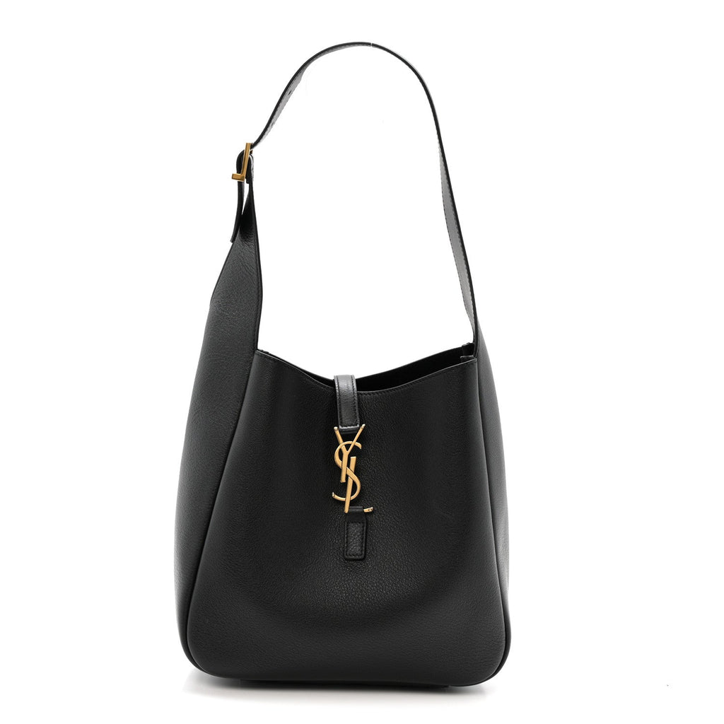 Smooth Calfskin Small Le 5 A 7 Soft Hobo Black