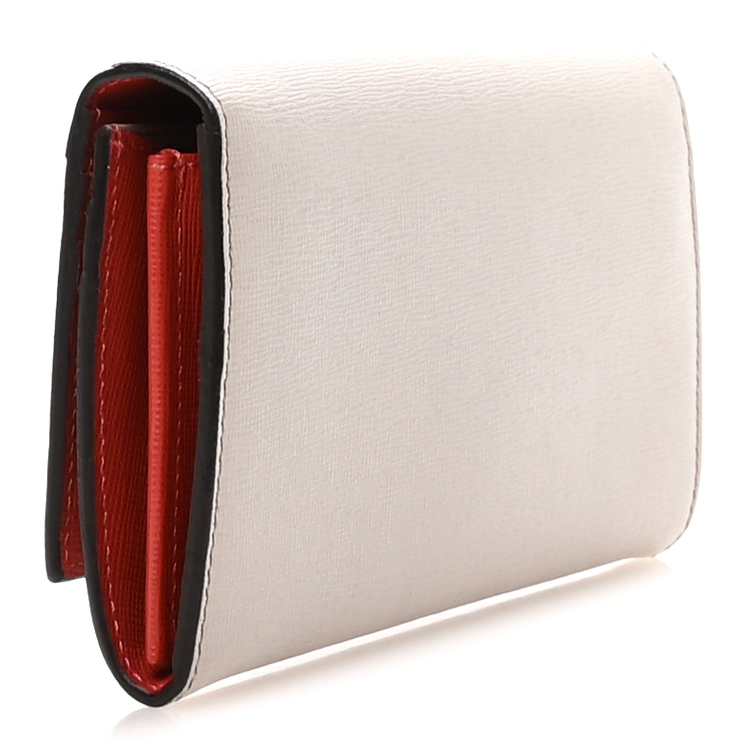Vitello Elite Monster Eyes Studded Continental Wallet Carbone White Multicolor