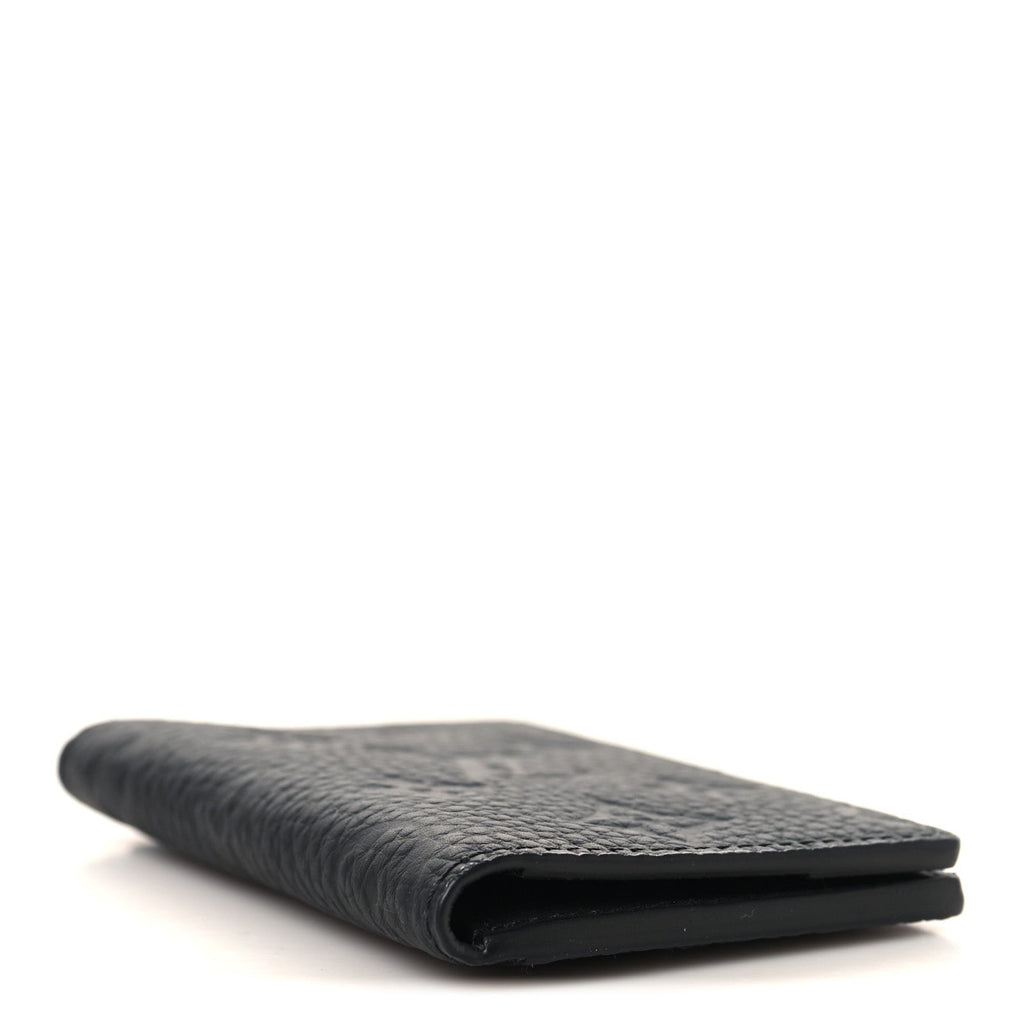 Taurillon Monogram Pocket Organizer Black