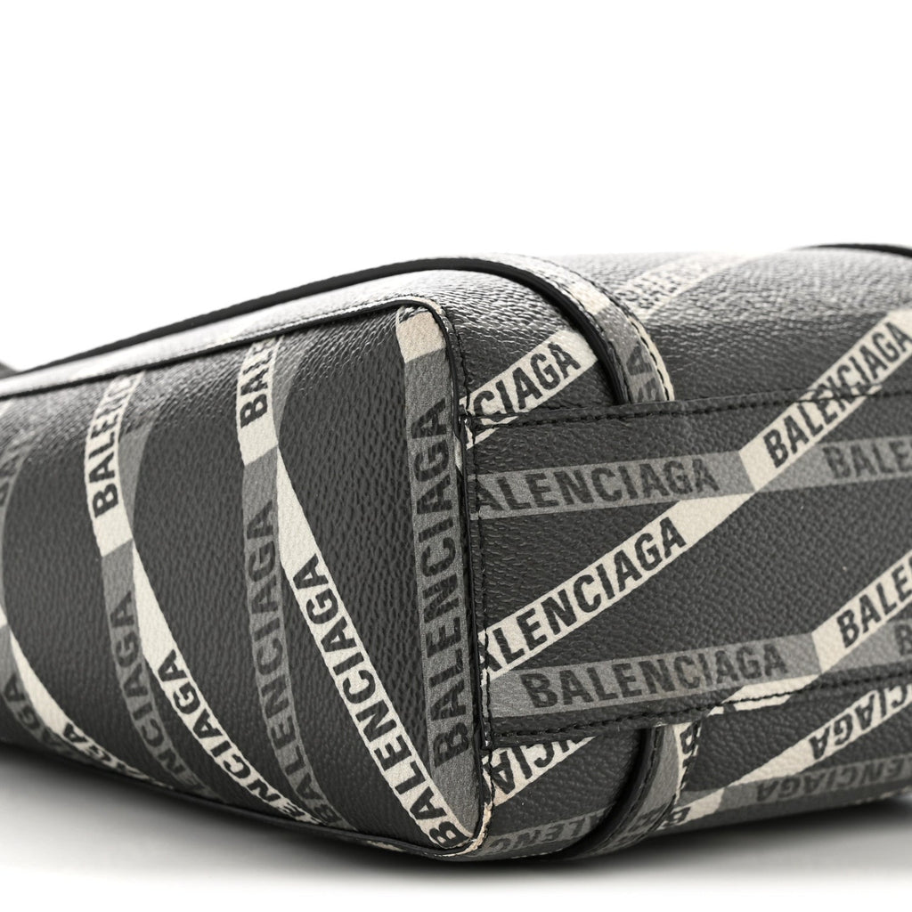 Coated Canvas Losange Monogram XXS Tote Black Grey