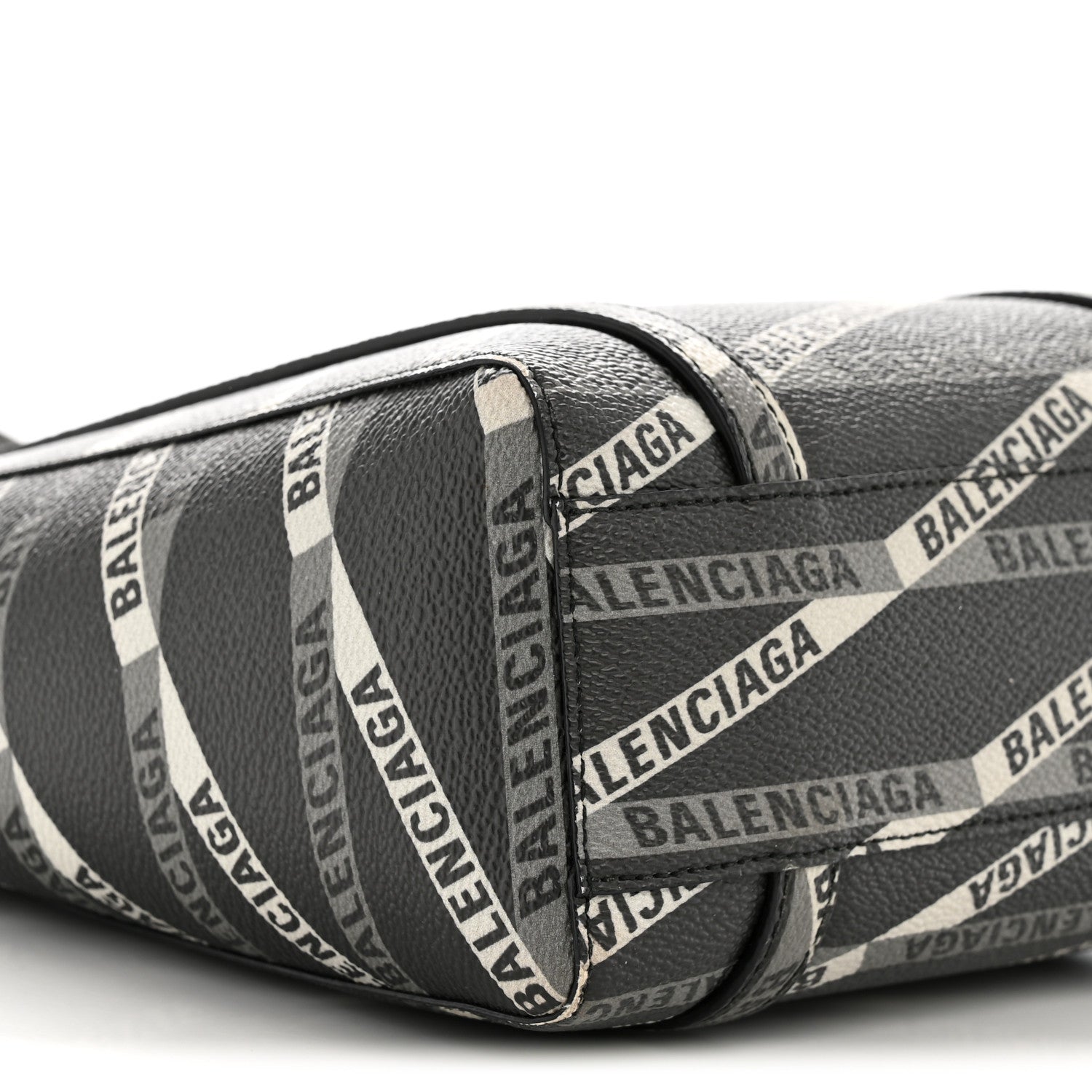Coated Canvas Losange Monogram XXS Tote Black Grey