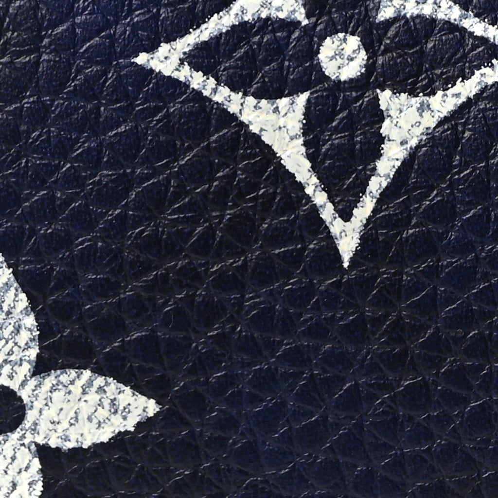 Calfskin Monogram Speedy P9 Bandouliere 30 Indigo