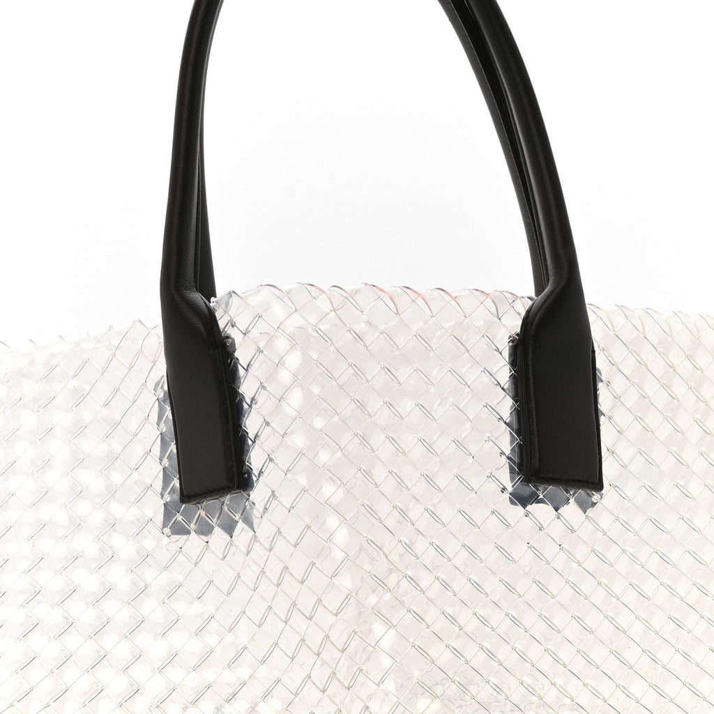 PVC Nappa Intrecciato Large Cabat Transparent Fondente