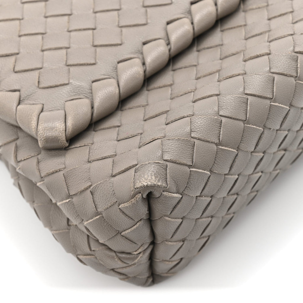 Nappa Intrecciato Baby Olimpia Shoulder Bag Shadow