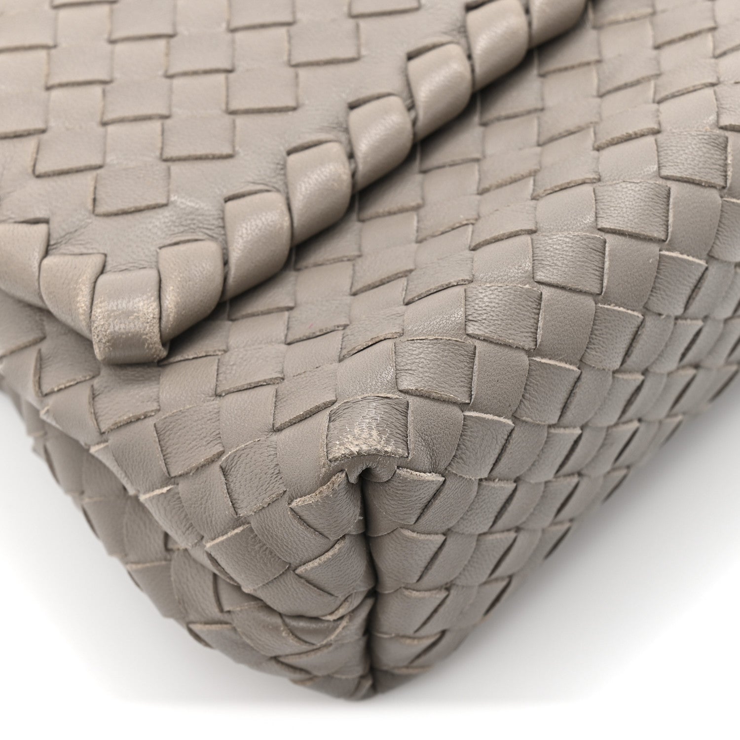 Nappa Intrecciato Baby Olimpia Shoulder Bag Shadow