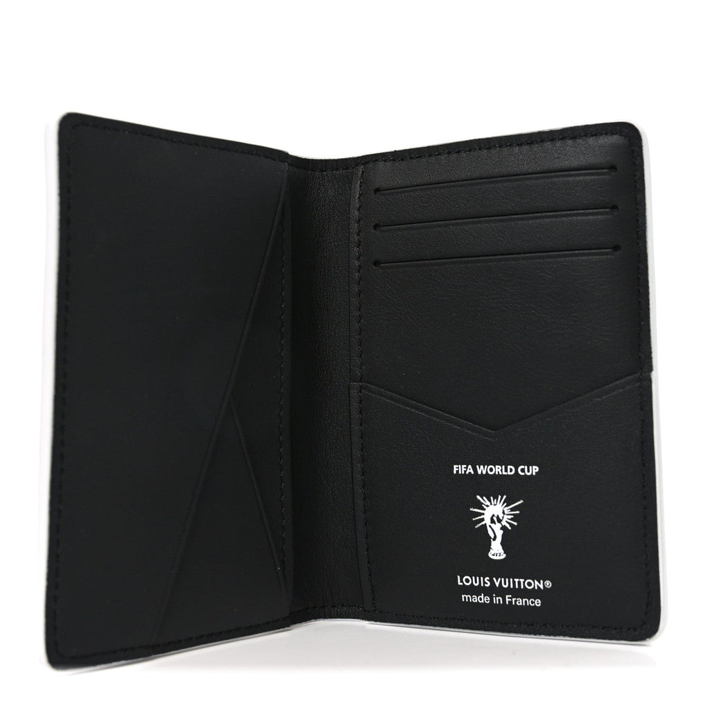 X FIFA Grained Calfskin Pocket Organizer Black