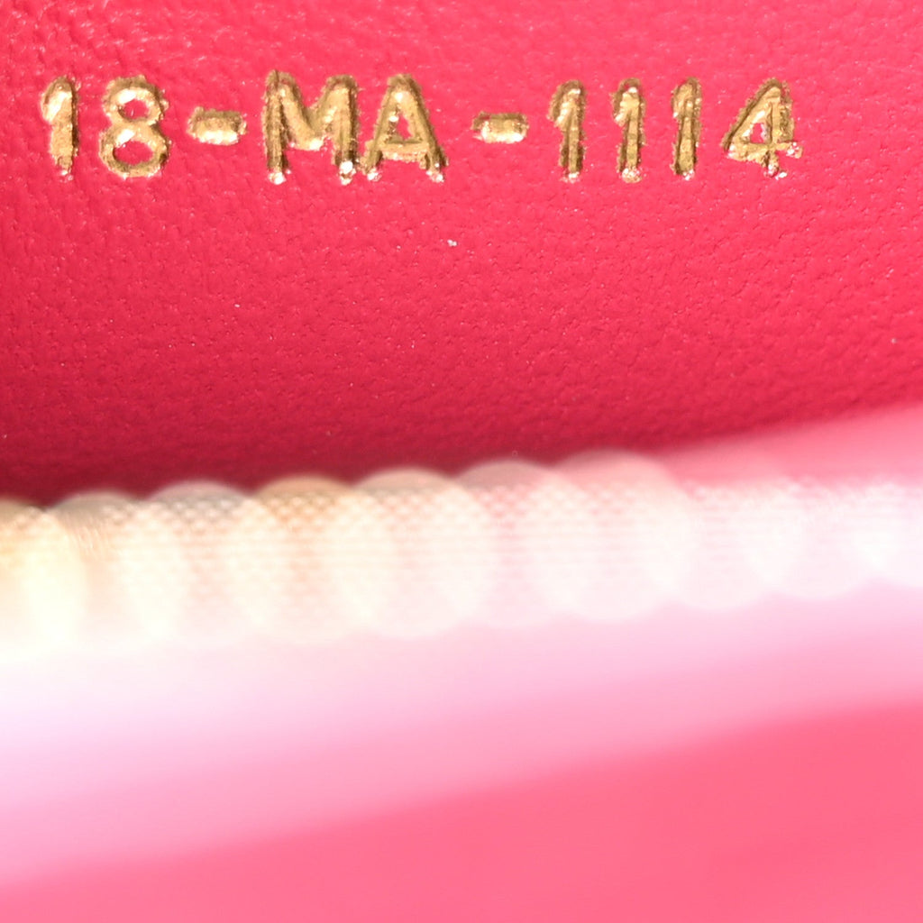 Lambskin Cannage Medium Lady Dior Fuchsia