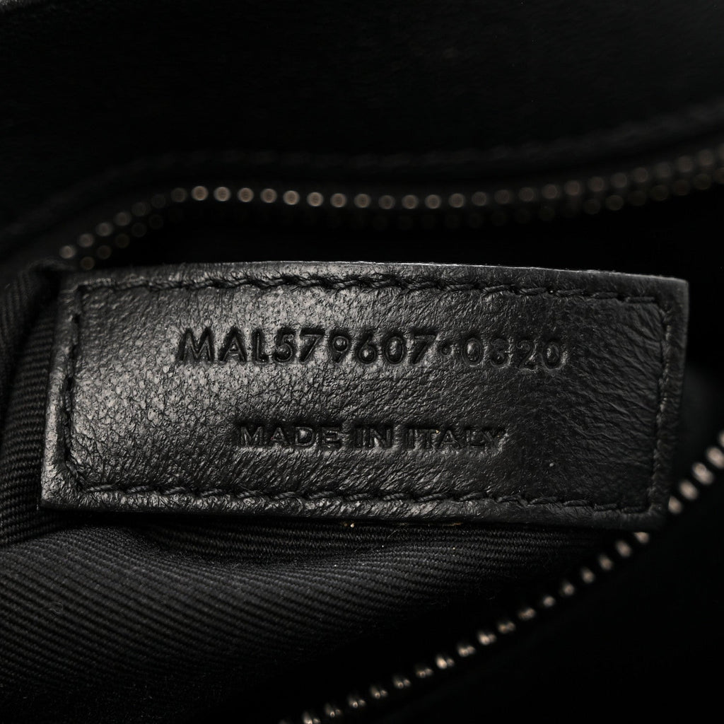 Lambskin Quilted Small Becky Chain Bag Black
