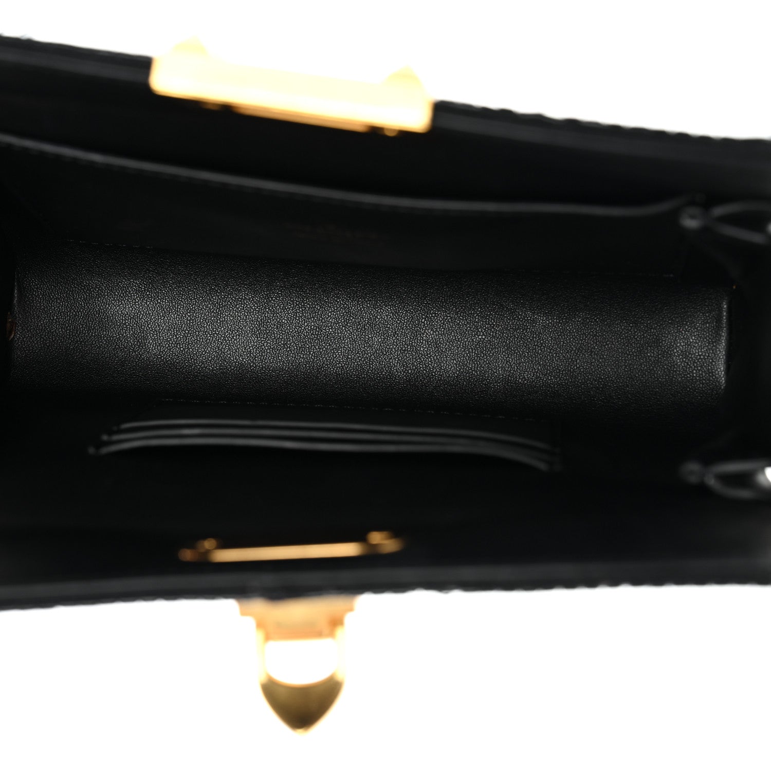 Beaded Rockstud Evening Clutch Black