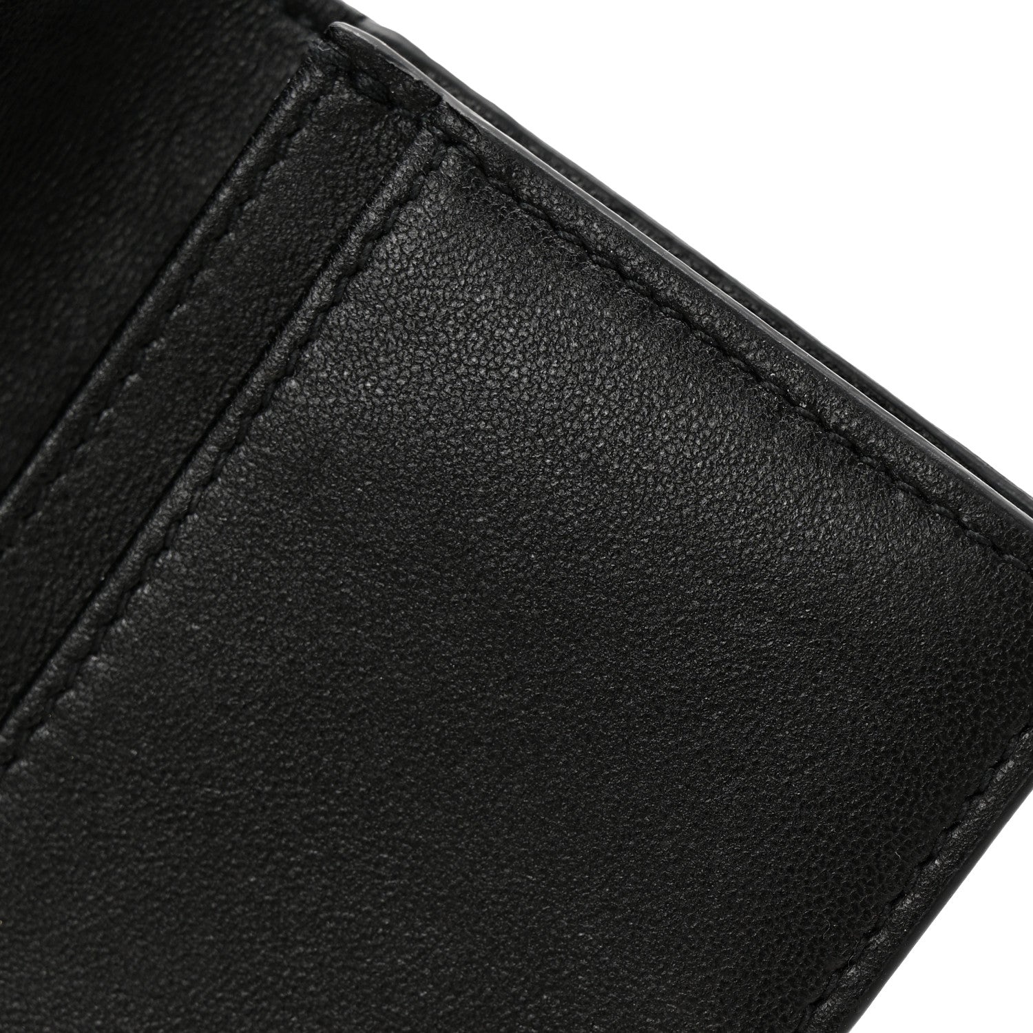 Lambskin Cannage Small Lady Dior Flap  Holder Black