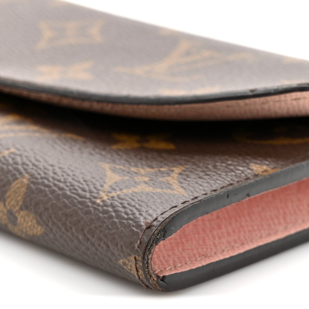 Monogram Emilie Wallet Rose Ballerine