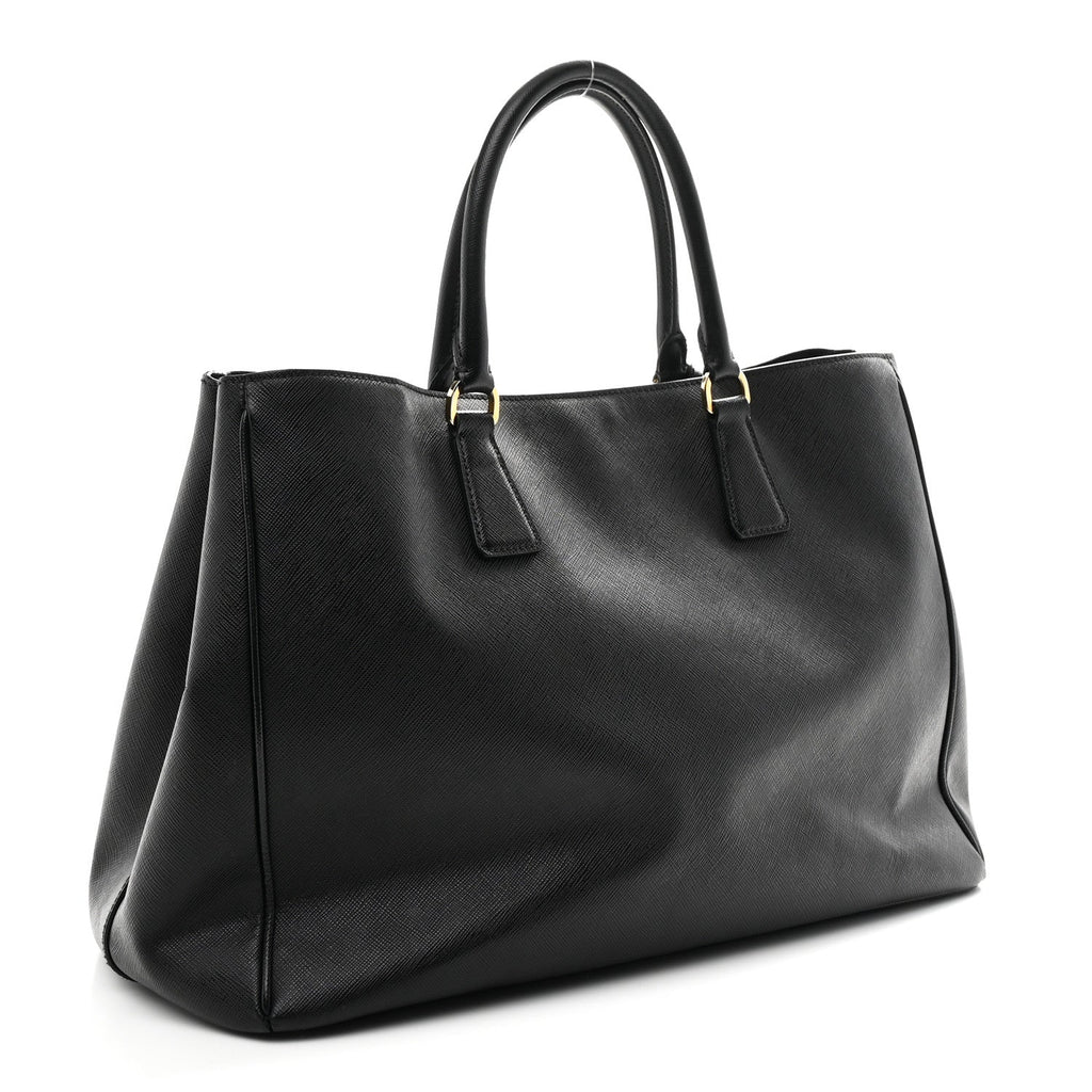 Saffiano Lux Large Tote Black