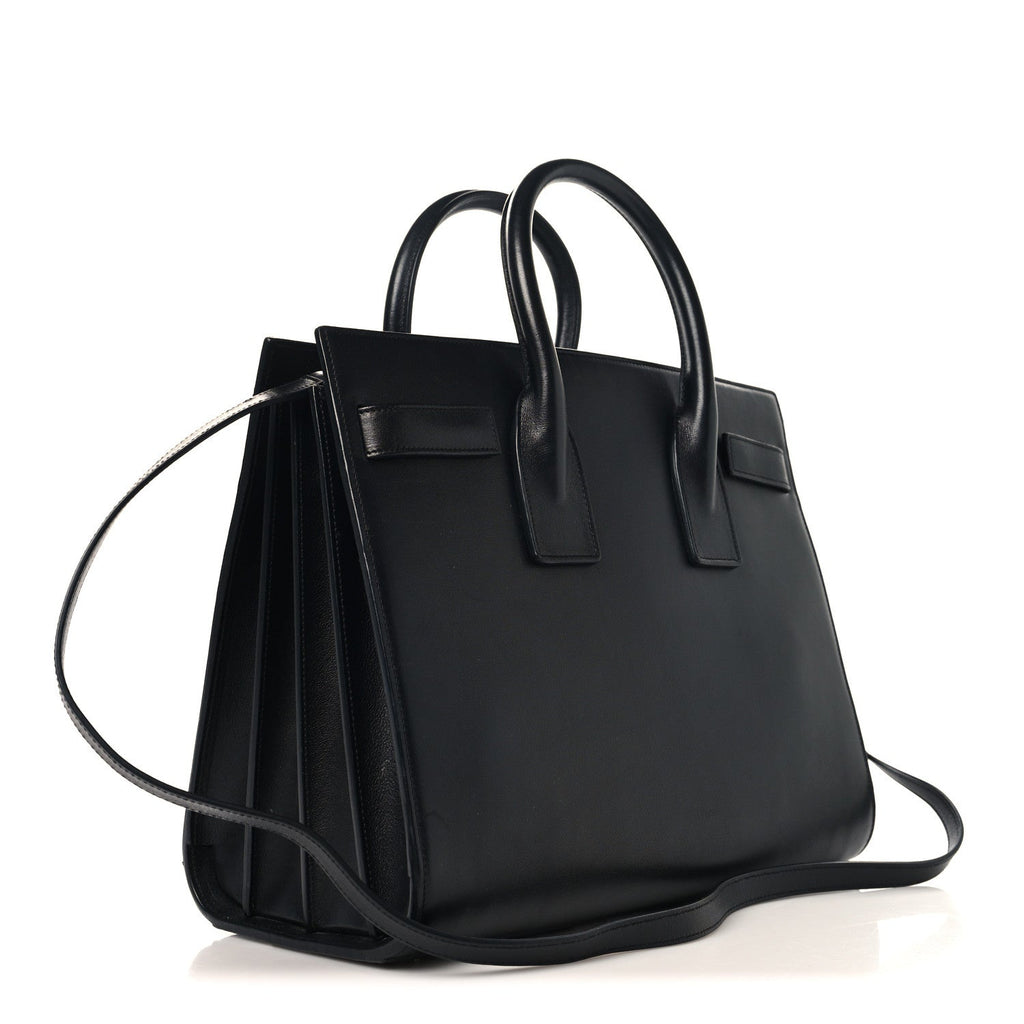 Calfskin Small Sac De Jour Black