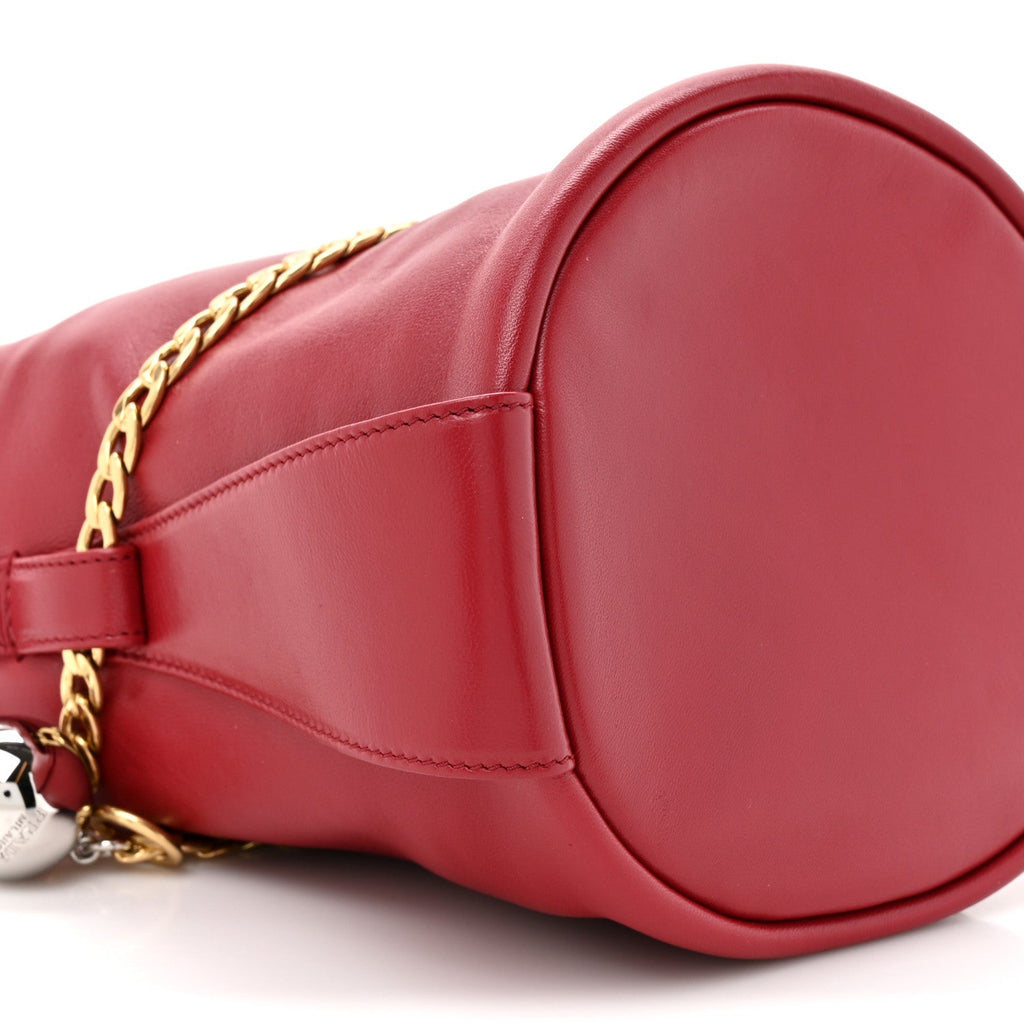 Nappa Petit Sac Mini Bucket Bag Ciliegia