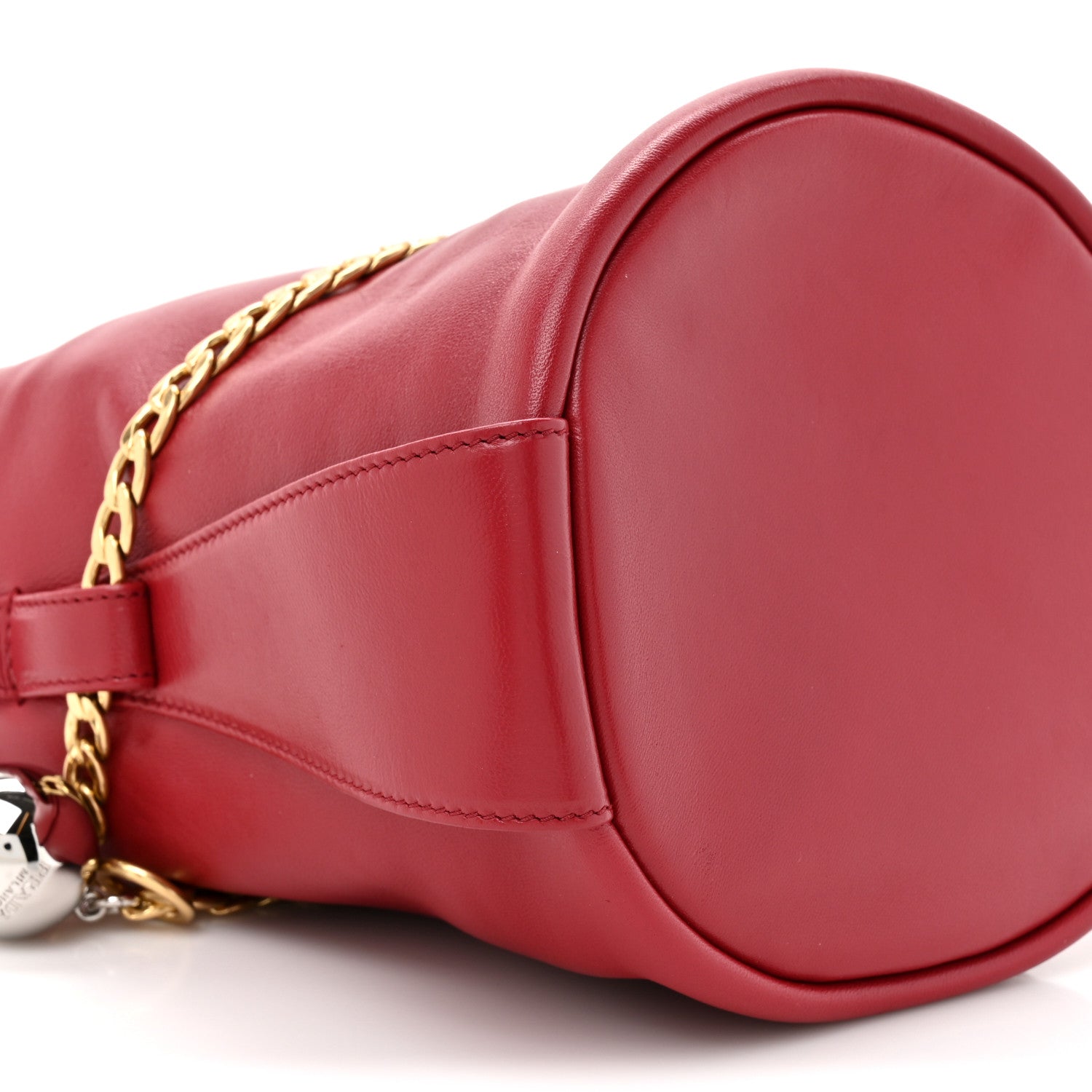 Nappa Petit Sac Mini Bucket Bag Ciliegia