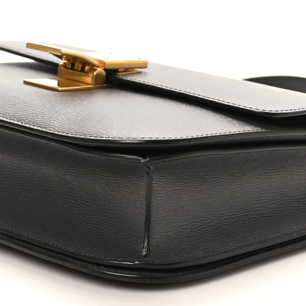 Liege Calfskin Medium Classic Box Flap Bag Liquorice