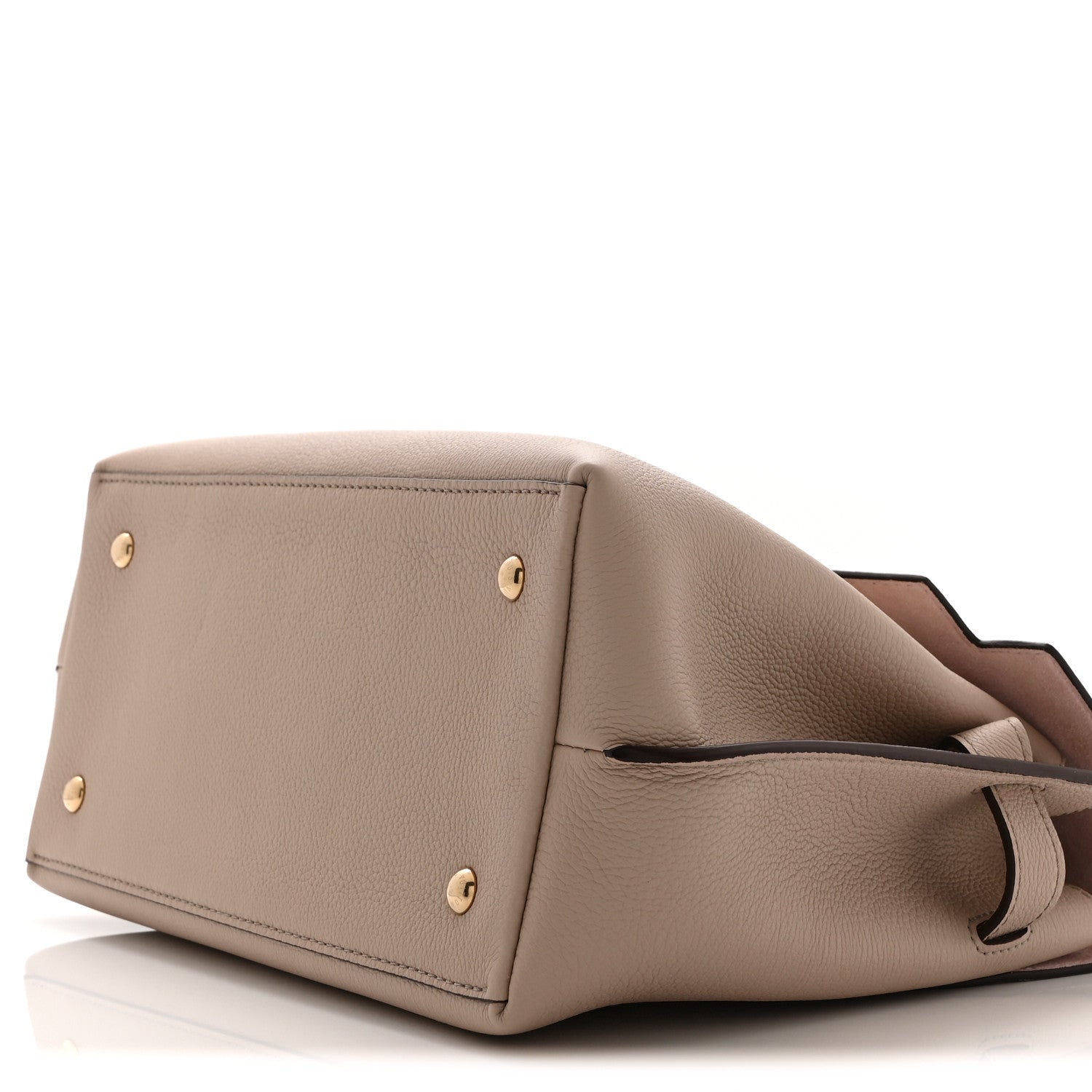 Soft Calfskin Lockme Ever MM Greige