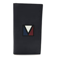 Smooth Calfskin America's Cup Organizer Wallet  Navy