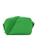 Calfskin Intrecciato Small Camera Bag Parakeet