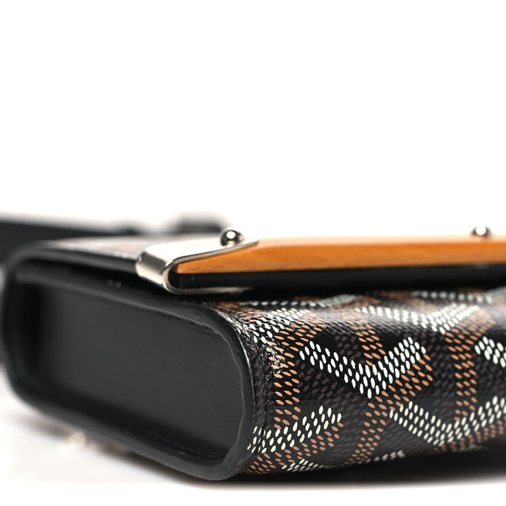 Goyardine Monte Carlo Mini Phone Case Black