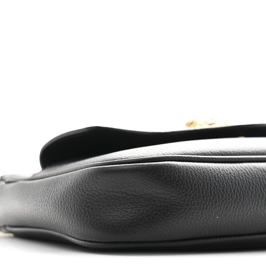 Grained Calfskin La Medusa Mini Bag Black