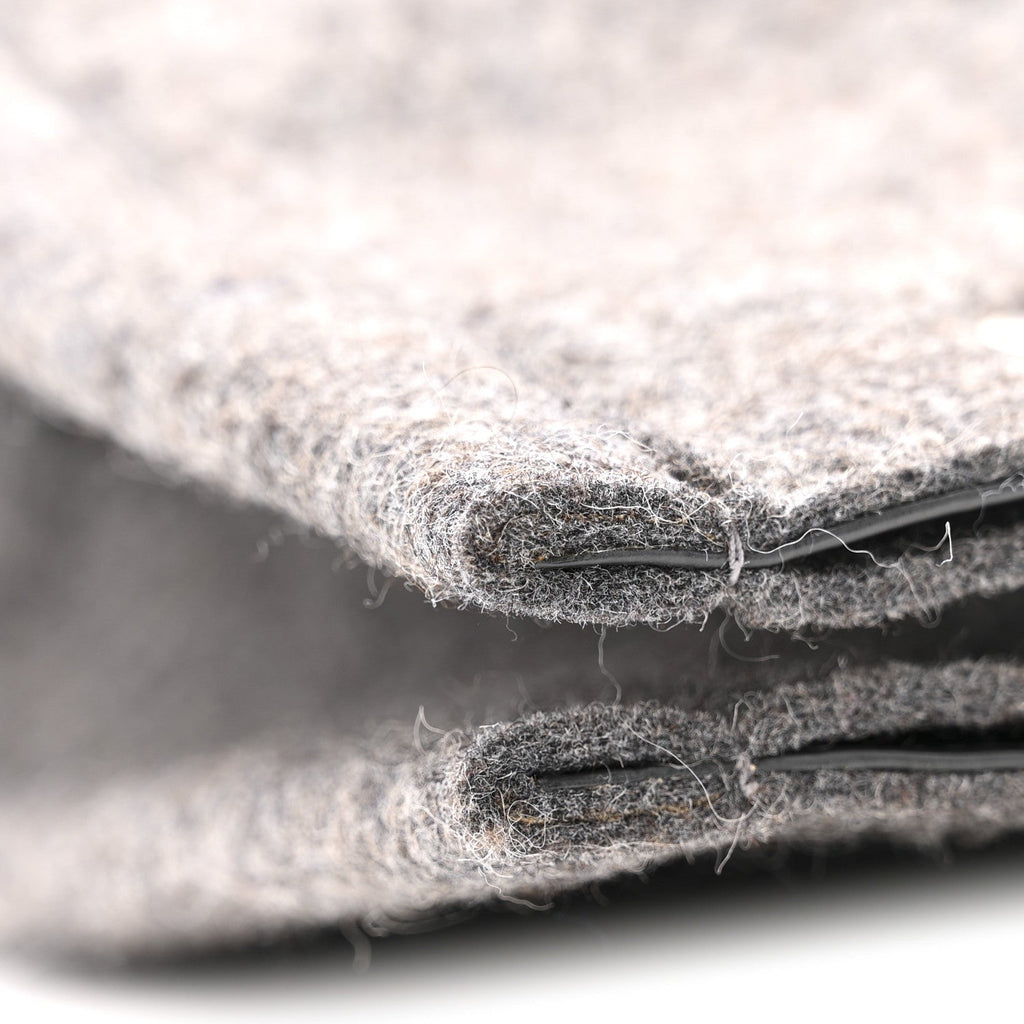 Wool Calfskin Rive Gauche Tote Grey