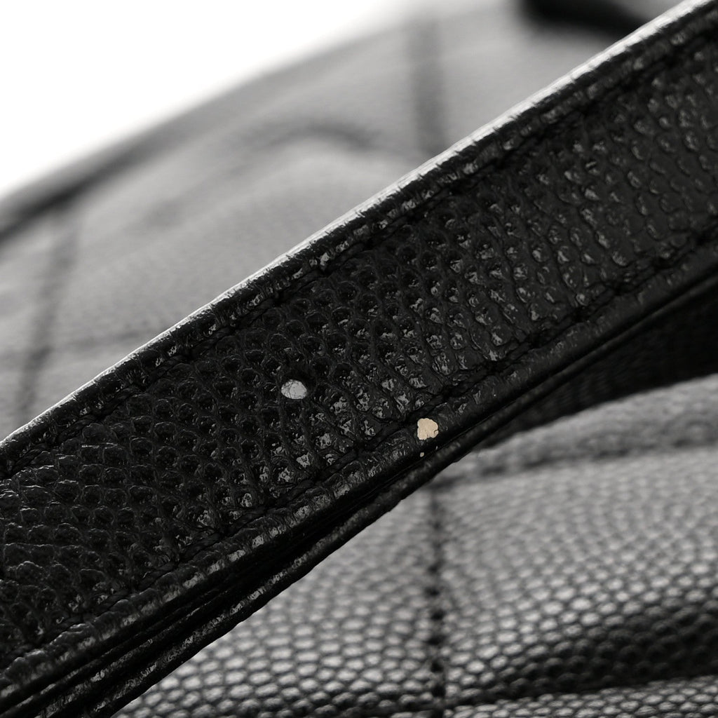 Caviar Quilted Mini Urban Spirit Backpack Black