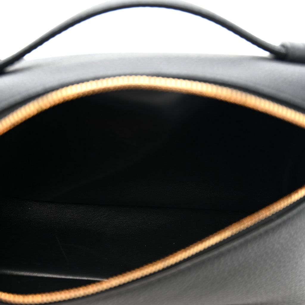Grained Calfskin L19 Extra Pocket Pouch Black
