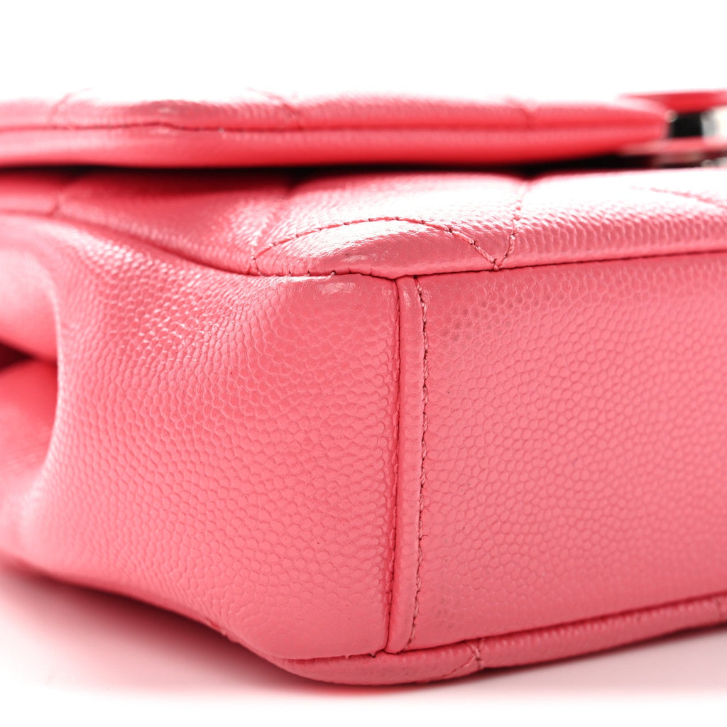 Caviar Quilted My Everything Small Flap Pink