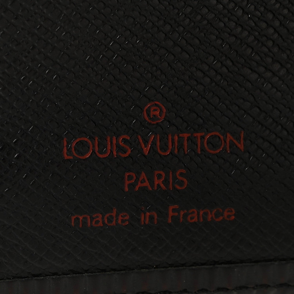 Epi Viennois Continental French Purse Wallet Black