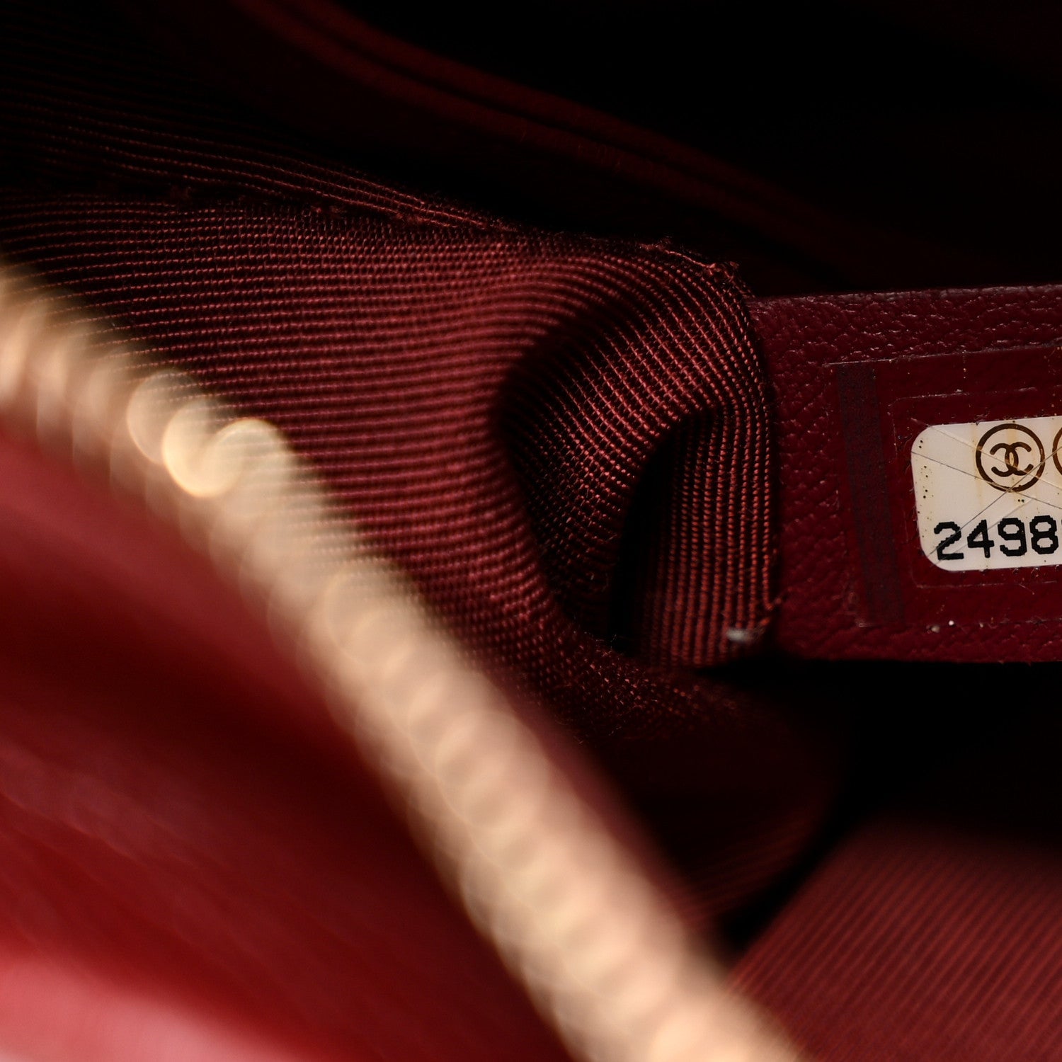 Knit Calfskin Small Gabrielle Hobo Red